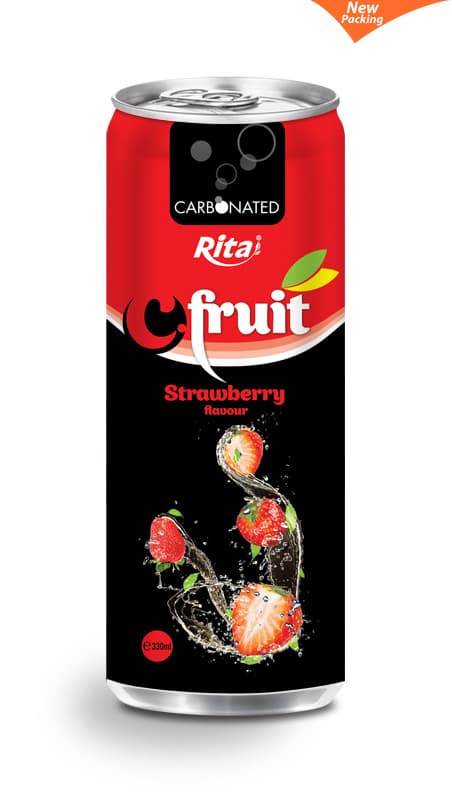 330ml Carbonated Strawberry Juice